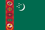 Nationalflagge Turkmenistan