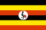 Nationalflagge Uganda